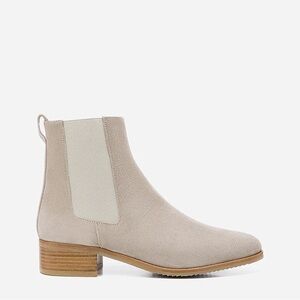 Flattered Women’s Lucile Suede Boots Size 37 in Beige Suede Ankle Boots